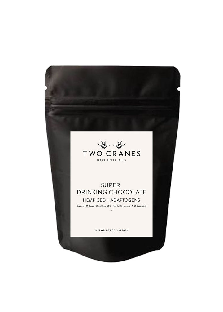 Organic Super Drinking Chocolate   //   Hemp CBD + Adaptogens